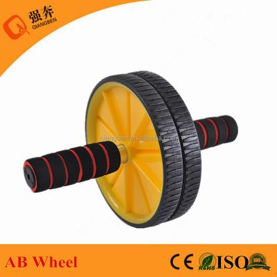 China Wholesale Yoga Exercise Strong Man Exercise Power Roller Ab Rollers Dual Fitness Abdominal Wheel for sale