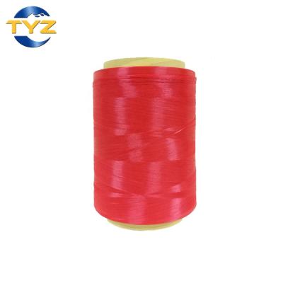 China Abrasion-Resistant Flame Red UHMWPE HPPE Thread High Modulus Polyethylene Yarn for sale