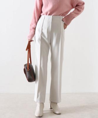 China Custom Anti-Wrinkle Ladies Womens Wast Suit Pants High, Women Casual Suits Office Casual Pants For Women for sale