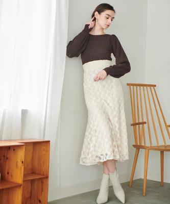 China Custom Made Anti-Static Winter Lace Japanese Style Office Maiden Jumpsuit Ladies Coveralls,Latest Ladies Chiffon Floral Skirt for sale