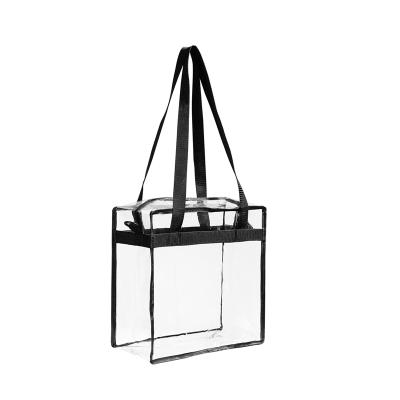 China Factory supply PVC custom plastic transparent bag portable gift bag with high quality for sale