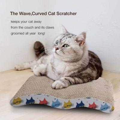 China Sustainable Cat Scratcher Cardboard With Premium Scratch Textures Design Durable for sale