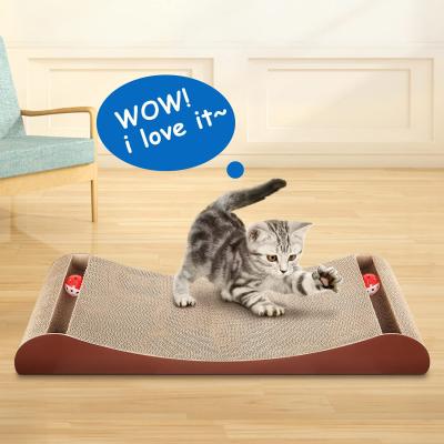 China Sustainable Cat Scratching Cardboard Lounge Bed for sale