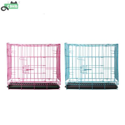 China Wholesale Viable Different Sizes Dog Collapsible Metal Wire Dog Cages Pet House for sale