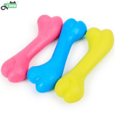 China New Viable Rubber Bite Resistant Healthy Molar Bones Medium Small Dogs Chewing Biting Pet Toy for sale