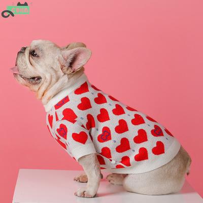 China Stocked Knitted Winter Pet Clothes Cat Sweater Thick Soft For Small Medium Large Dogs Pet Clothing for sale