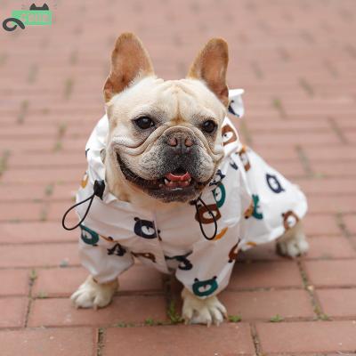 China Wholesale Spring Autumn Summer Puppy Lightweight Coat Stocked Waterproof Dog Raincoat for sale