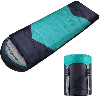 China Hot Sale Waterproof Soft Comfortable Cool Weather Envelope Type Outdoor Camping Hiking Sleeping Bags for sale