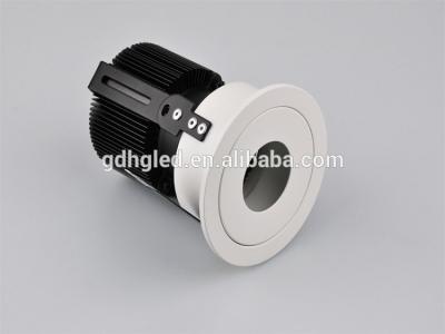 China High bright Adjustable COB LED Downlight , 240v LED Down Light Approved CE for sale