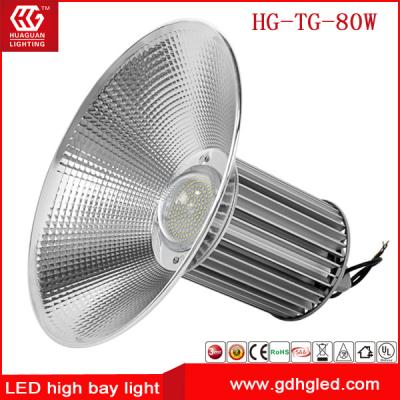 China iluminación industrial de la bahía de la aleación de aluminio de 80*1W SMD7000-7200lm IP44 LED alta en venta