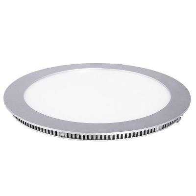 China Ultra Thin SMD2835 LED Recessed Panel Lights Round High Power Noiseless for sale