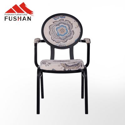 China Good quality low price durable aluminum hotel meeting banquet chair stackable for sale