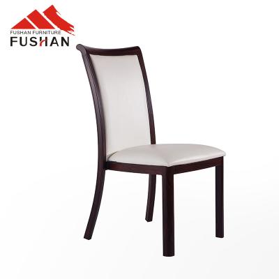 China Modern Wholesale Hotel Restaurant Upholstery Leather Dining Chair for sale