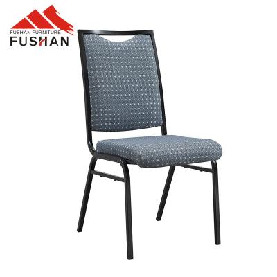 China Modern Luxury Metal Stackable Iron Reasonable Prices Hotel Hall Banquet Restaurant Chairs Conference Steel Banquet Chair and Table for sale