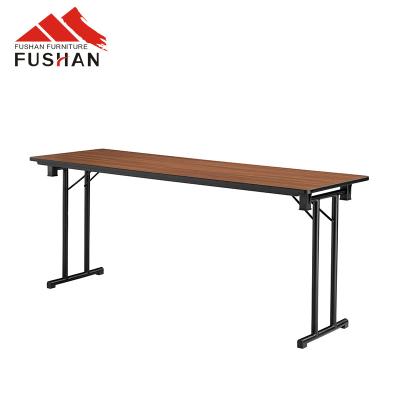 China Rectangle (height) adjustable folding table for hotel banquet training room conference room commerical meeting table for sale