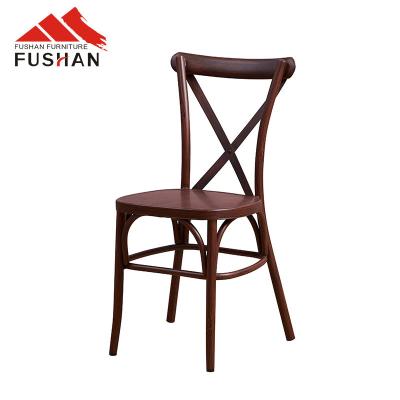 China Stackable Black Fabric Wooden Chair Modern Luxury Dining Chairs Restaurant Chairs for sale