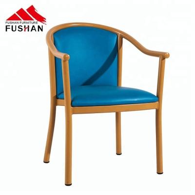 China Modern factory wholesales antique modern metal wedding party event restaurant furniture hotel cafe banquet dining chair for sale