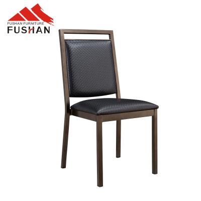 China Durable high quality multifunctional metal stacking chairs with fabric for dining room restaurant conference room for sale