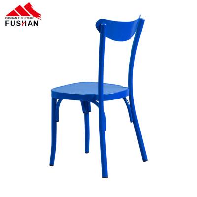 China Durable restaurant chair metal frame used hotel patio furniture stacking banquet chair factories producing chair in China for sale