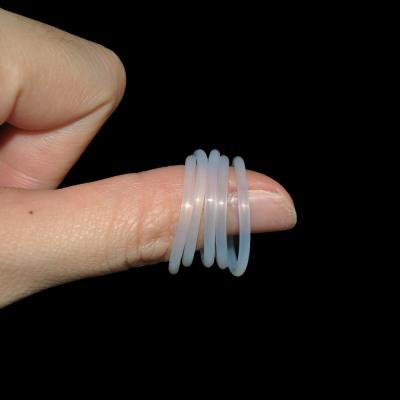 China Food Grade Clear Silicone O Rings GMP Factory ISO13485 Registered Medical USP VI Class for sale