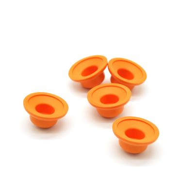 China Oranje rubber seal Silicone/FPM Nitrile High Temperature Custom Rubber Parts Te koop