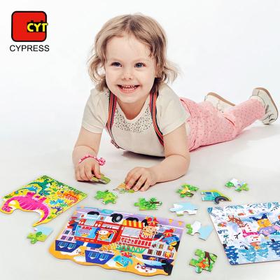 China DIY TOY Animal 3D Puzzle-Kids Toys Educational-Kids Wooden Toys for sale