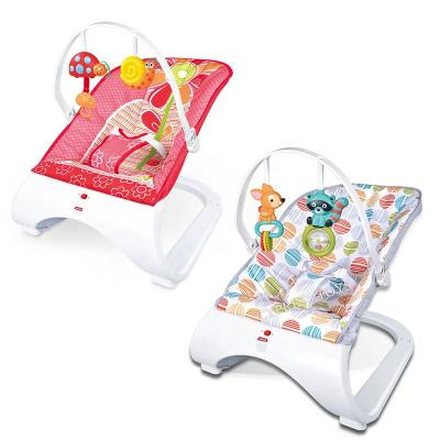 China Comfortable Newborn Baby Plastic Baby Sleep Toys Electric Bouncer Chair Rocking Vibration Bouncer Chair Baby Swing Chair for sale