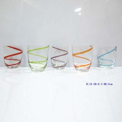 China The Highly Used Crystal Glass Tumbler Cups In Viable Special Design Clear Drinking Volume for sale