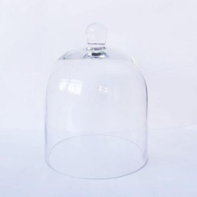 China Dishwasher Safe Decoration Dustproof Glass Jars Cabochons Dome Clear Glass Dome Cover for sale