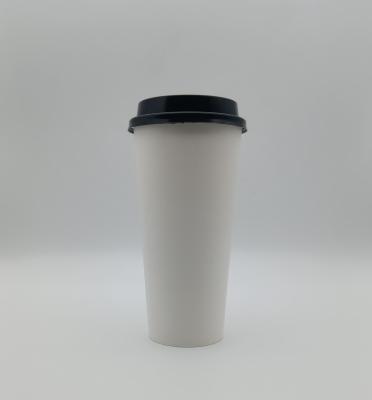 China Food Custom Printed Hot Sale White Paper Coffee Cups for sale