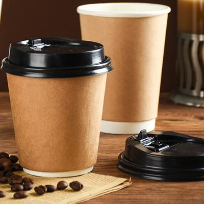 China High Quality Custom Print Biodegradable Personalized Espresso Disposable Takeaway Hot Drinks Paper Coffee Cups With Lids 16 Ounce for sale