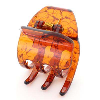 China Factory Price Fashion Plastic Medium Hair Crab Claw Non-slip Hair Claw Clips for sale