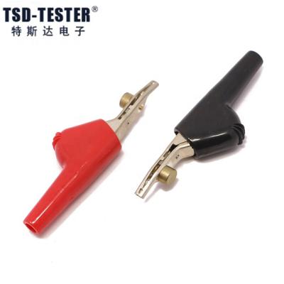 China Clip Brass Crocodile Metal Electrical Clamp For Probe Meter Test Clip Crocodile Testing Clip for sale