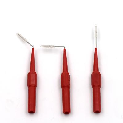 China Super Elasticity And Clamping Insulation Strength 0.7mm Needle Test Probe 90 And 135 Degrees Nondestructive Puncture for sale