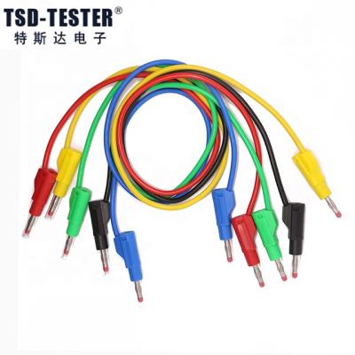 China wire & 4MM Metal Conductive Colored Dry Soft Banana Wire Banana Test for sale