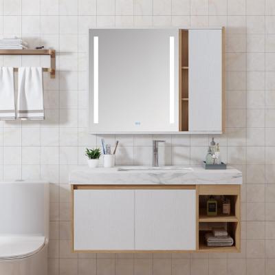 China Mirror Cabinet Modern Environmental Wooden Bathroom Cabinet Bathroom Cabinet for sale