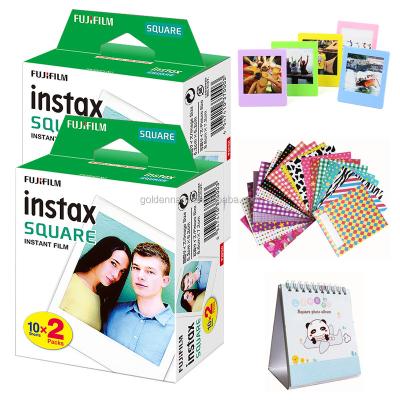 China FujiFilm Instax Square Instant Film Twin Pack (2 boxes, 40 photo sheets) compatible with FujiFilm Instax Square SQ6, SQ10, SQ20 86*72mm for sale