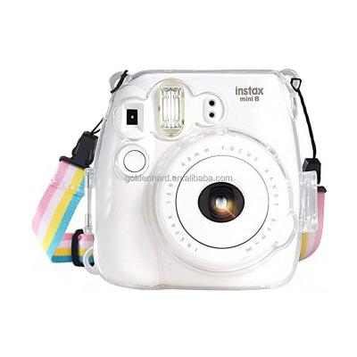 China Beautiful Transparent Hard Plastic 8 Case Fujifilm Instax Mini 9 Mini Camera Case for sale