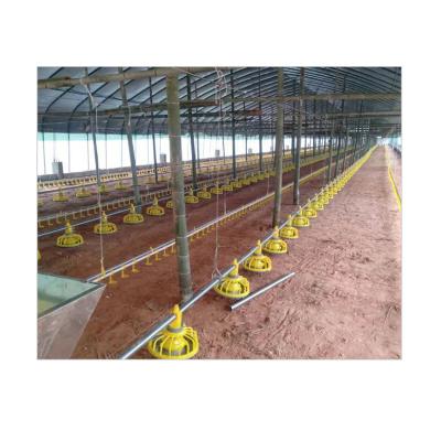 China Poultry Farm Broiler Poultry Cages Pans Feeding Systems Equipment For Broiler for sale