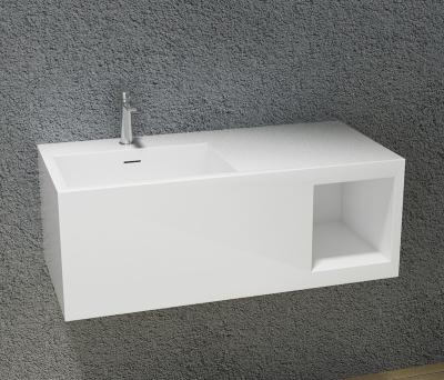 China Modern Luxury Hotel Wash Basin Vanity Ceramic White Basin for sale