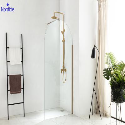 China Modern Glass Frameless Bathroom Sliding Shower Doors Aluminum Alloy Shower Enclosure for sale