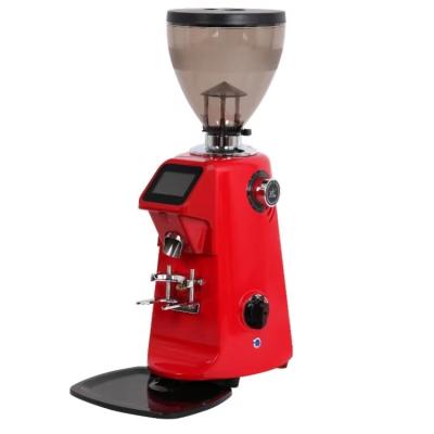 China Large Hotel Burrs High Capacity Flat Commercial Espresso Coffee Beans Grinder for sale