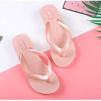 China Trend 2021 fashion spring and small black plastic thick-soled non-slip slope of summer slippers women's casual wear with beach flip flops for sale