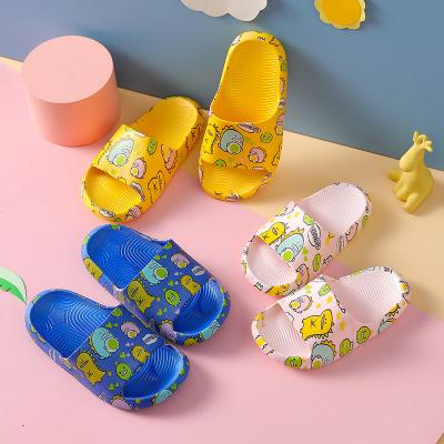 China Flat Children's Summer Cartoon Home Slippers Sandals And Outdoor Soft Non-slip Cute Slippers for sale