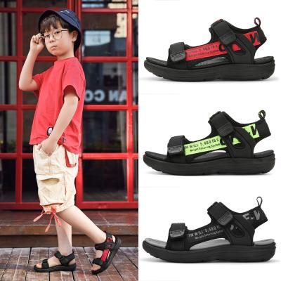 China Flat Children's Beach Shoes Summer Children's Sandals Solid Soft Unique Boys' Shoes for sale