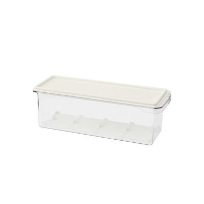 China Japanese Style Refrigerator Stocked Storage Box With Filter Cartridge Food Fresh Storage Box For Kitchen for sale