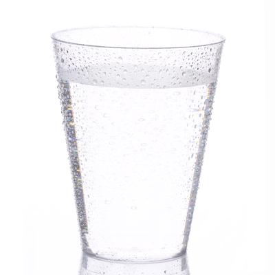 China Professional Disposable Beverage Cup Supplier 7oz 200ml PS Transparent Plastic Cup For Beverage for sale