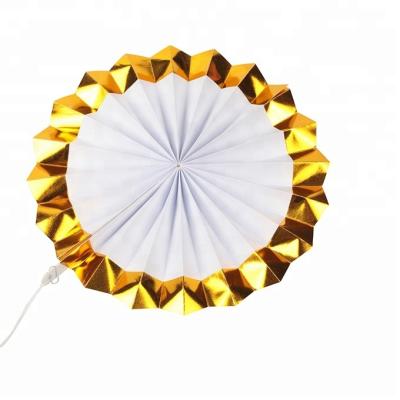 China Festival decoration foil fans decoration for party to wedding birthday carnival party supplies handmade paper decorations for sale