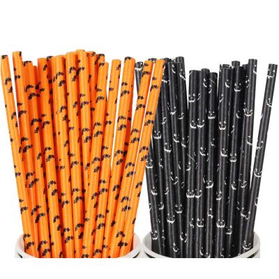 China Halloween Paper Straws for sale