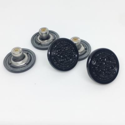 China Manufacturer Fashion Design Brass nickel free metal jeans button metal jeans buttons for jackets for sale